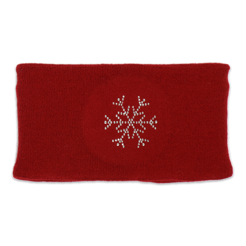 Dámská čelenka s vločkou z kamínků